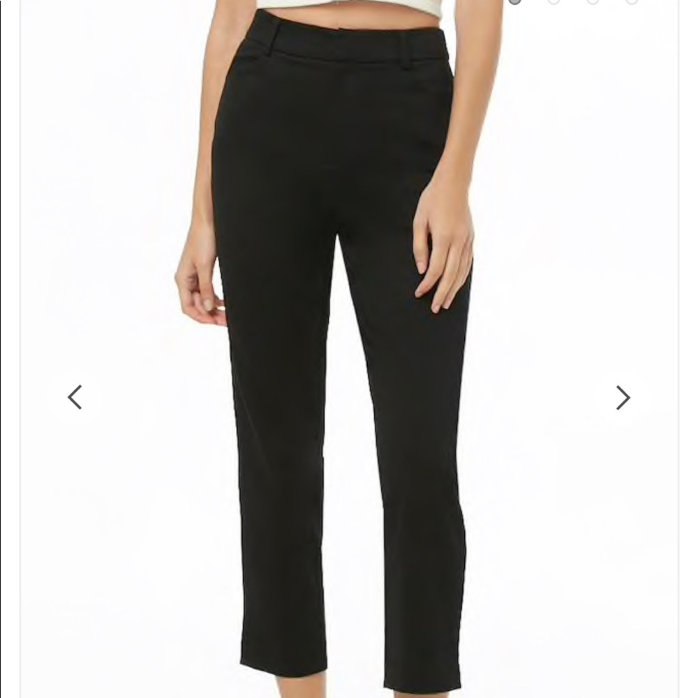 High waist ankle pants